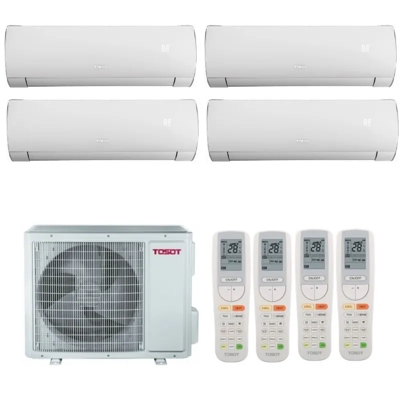 3hi245zqhi4bl64e0f8himx8qcy71gmr Мульти сплит-система на 4 комнаты, Tosot T28H-FMA/O / T07H-SLyRA/I - 4 шт — изображение 1