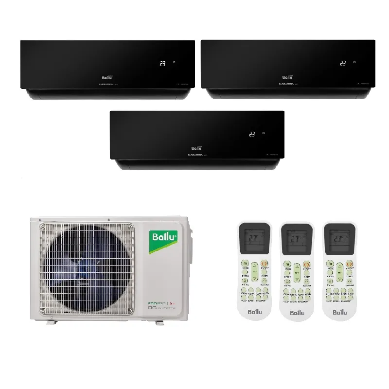 6ka49ri2nbfb379bbjq9jys5ck8bwc9q Мульти сплит система на 3 комнаты, Ballu BA3OI-FM/out-27HN8/EU / BSUI-FM/in-09HN8/EU_BL - 3 шт. — изображение 1