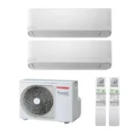Мульти сплит система на 2 комнаты, Toshiba RAS-2M14G3AVG-E / RAS-B07CKVG-EE - 2 шт.