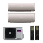 Мульти-сплит комплект на 2 комнаты, Casarte 2U50CM1/R3 / CAS25CX1/R3-G - 2 шт.