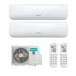 Мульти сплит система на 2 комнаты, Hisense AMW2-18U4RXC / AMS-09UW4RMRKB00 - 2шт.