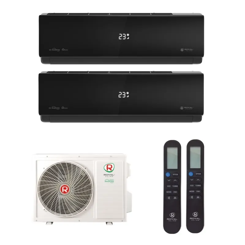 q5aym8rpd28jikgogln9ouukmvbw17nh Мульти сплит система на 2 комнаты, Royal Clima 2DFM-14HN/OUT / RCI-AND09HN - 2 шт. — изображение 1