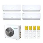 Мульти сплит система на 4 комнаты, EcoClima CM4-TC32/4R2 / CMWM-TC09/AA-4R2 - 4шт.