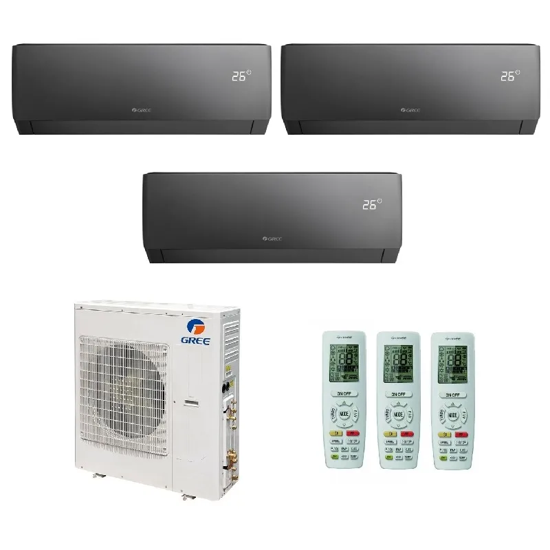 yec78cyz1qht3px0jrw933tfcq7yw9zv Мульти сплит система на 3 комнаты, Gree GWHD(21)NK6OO (LC)(LH) / GWH09AGCXB-K6DNA4F/ - 3шт. — изображение 1