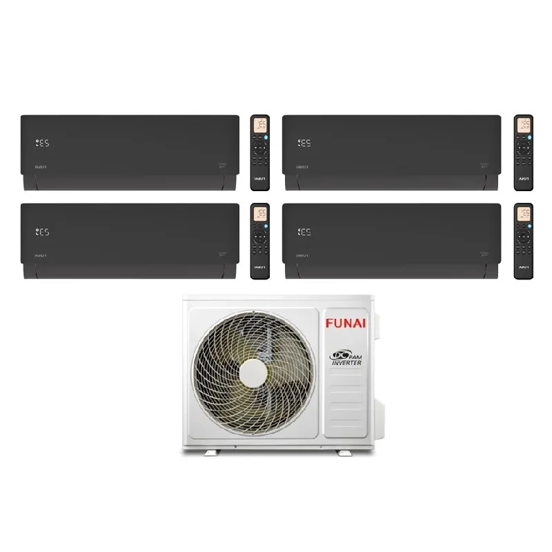 o37xduj2db7cy5zorp9oxuvrb8hr3wzm Мульти сплит система на 4 комнаты, Funai RAM-I-4SKG105HP.02/U / RAM-I-SNN30HP.W02/S - 4 шт. — изображение 1