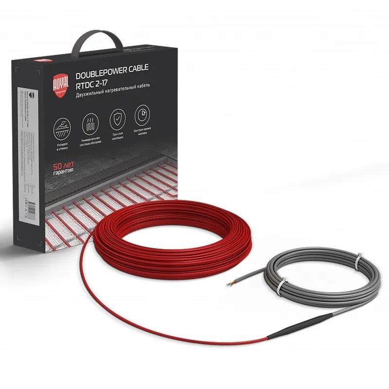 ry4h0l6qzkewsogm8f4e55f7462r9s3z Нагревательный кабель Royal Thermo RTDC 2-17-400
Doublepower Cable — изображение 1